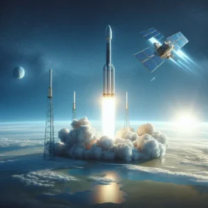 "成功裏に打ち上げられるH3ロケット、みちびき静止衛星を搭載した4機連続打ち上げの様子"