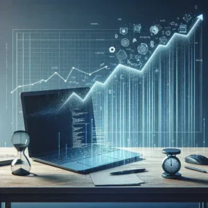 "ノートパソコンのリセールバリューに関する記事内のグラフ画像 - 開発者が考える買い換えタイミングの重要性を示すデータ"