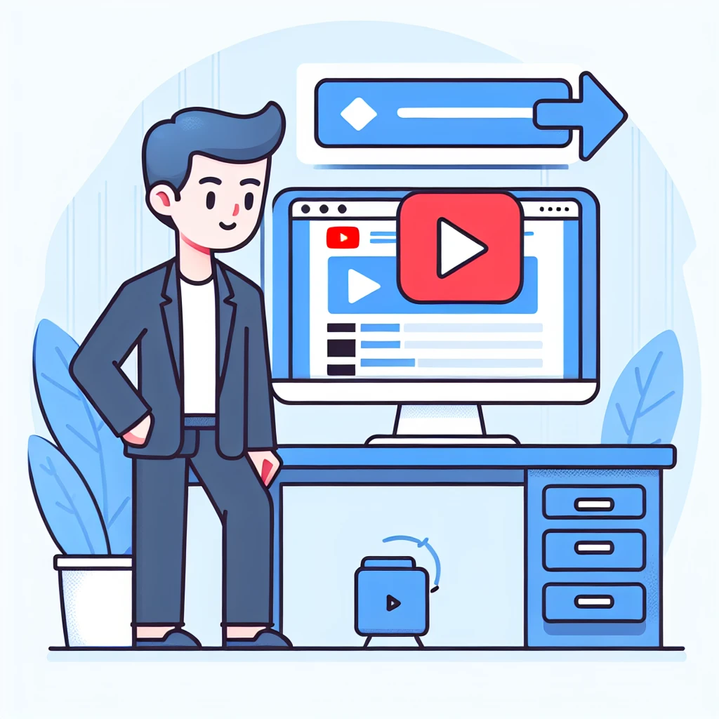 "効率的なYouTube動画保存に関するZeemoの活用方法を示す図解 - ダウンロード手順とツールの使い方"